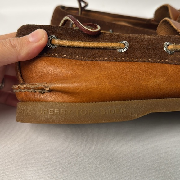 Sperry Top-Sider Boat Shoes Mens Size 10M Brown Leather Flats main image 7